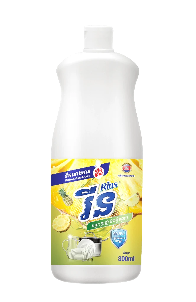 រូបភាពផលិតផល Rins Dish Wash Pineapple (800mL) ពី LSV INDUSTRY CO., Ltd.
