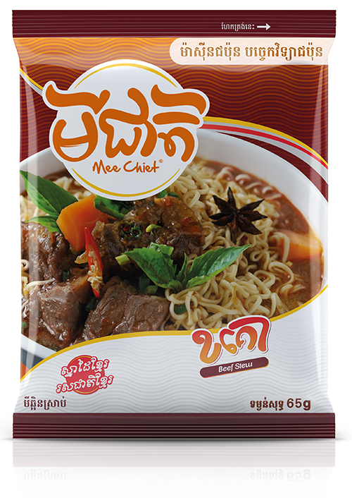 រូបភាពផលិតផល មីជាតិរសជាតិសម្លគោ ពី មីជាតិ